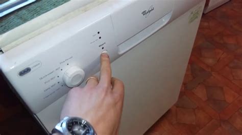 How to fix Whirpool Dishwasher flow meter (Fault code 7) - YouTube