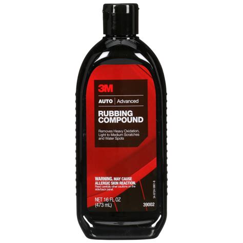 3M Compound 16 Fl Oz Container Size Abrasive Rubbing Compound