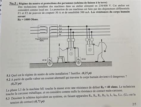 Solved No R Gime Du Neutre Et Protections Des Personnes Chegg