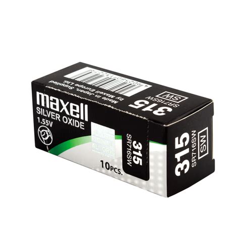 Батарейка Maxell 315-10Box Silver Oxide :: Аксессуары :: Элементы ...
