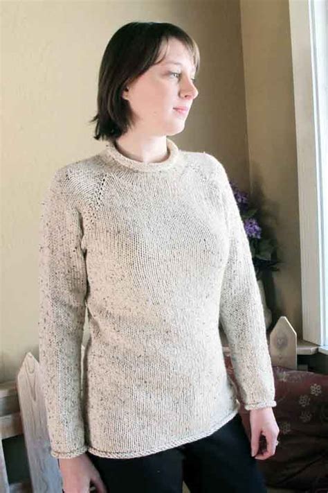 9724A New Neck Down Pullover For Women Knitting Pure And Simple