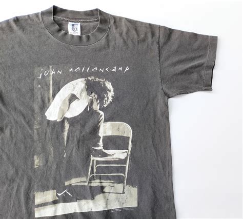 Vintage John Mellencamp Dance Naked Album Tour Promo T Shirt Size L W X L Etsy