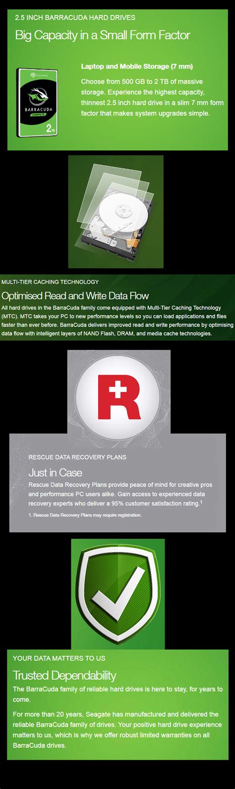 Seagate 2TB BARRACUDA ST2000DM008 3.5-inch Desktop Hard Drive | VillMan ...