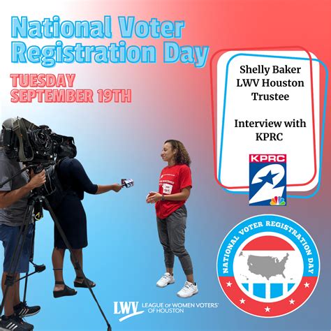 National Voter Registration Day In Houston