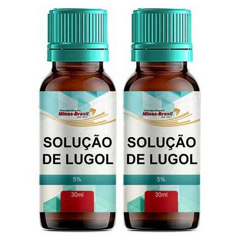 Solução de Lugol Inorgânico 5 30Ml Vidro Conta Gotas 2