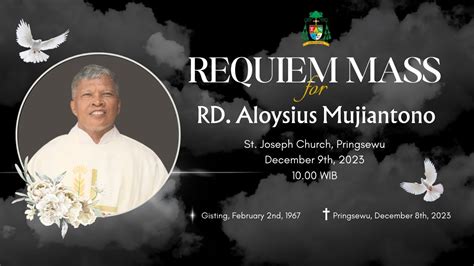 Misa Requiem RD Aloysius Mujiantono Gereja St Yusuf Pringsewu 9