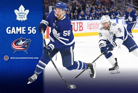 Toronto Maple Leafs Vs Columbus Blue Jackets Game 56 Preview