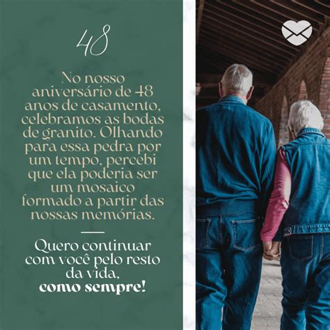 48 Vezes Dá Quantos Anos - 48 anos de casados: mensagens para bodas de granito