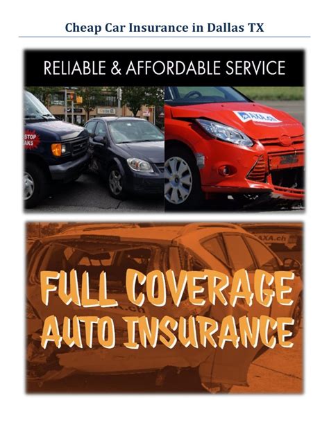 Get Cheap Car Insurance in Dallas, TX
