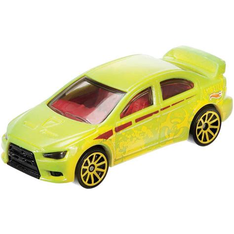 Hot Wheels Auto zmieniające kolor Mitsubishi Lancer Evolution BHR15 FPC54 Sklep z zabawkami