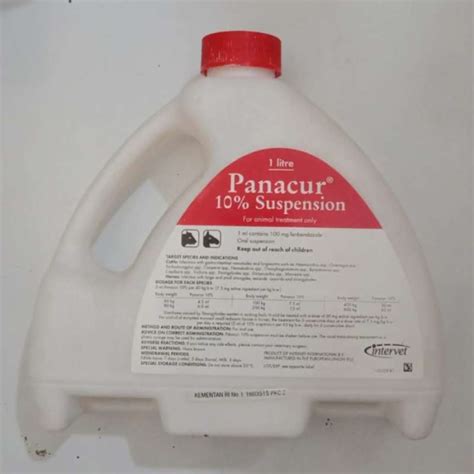 Jual Panacur 10 1 Lt Original Obat Cacing Spektrum Luas Di Seller