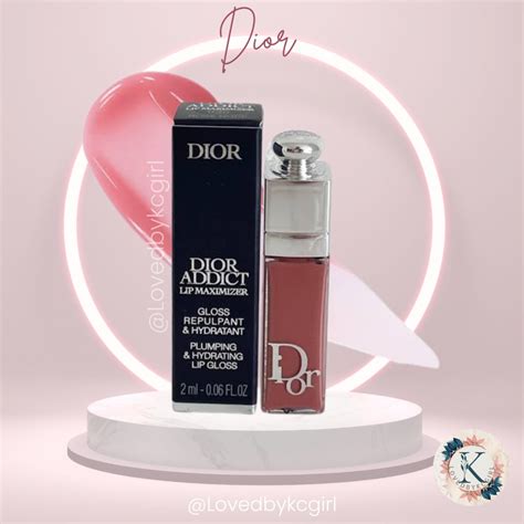 Dior Addict Lip Maximizer Rose Nude Travel Size With Box On Carousell