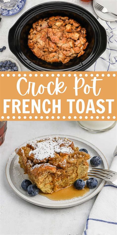 Crock Pot French Toast Recipe - Eating on a Dime