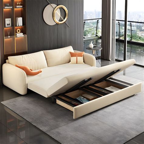 modern futon sofa bed  wide fabric storage futon  storage futons