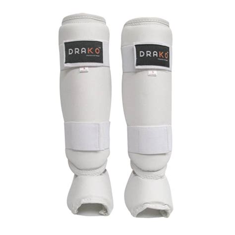 shop drako comp vinyl shin instep guards bushido martial arts