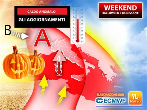 Meteo Ponte di Ognissanti Anticiclone di Halloween sempre più forte