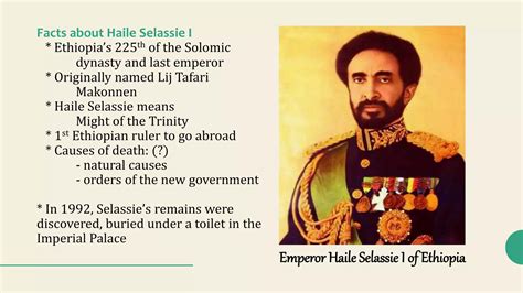 Haile sellasie | PPTX
