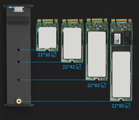 Adapter Kieszeń na dysk SSD m.2 USB-C obudowa m2 SATA Zenwire - Zenwire
