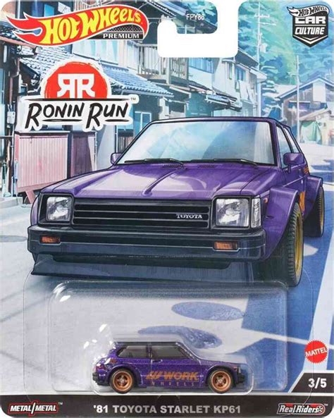Promo Hot Wheels 81 Toyota Starlet Kp61 Ungu Ronin 2022 Run Biru Work Cultur Diskon 22 Di