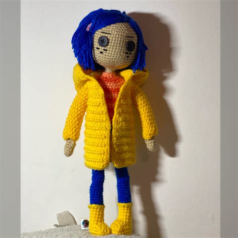 Crochet Pattern Amigurumi Doll Coraline Tim Burton