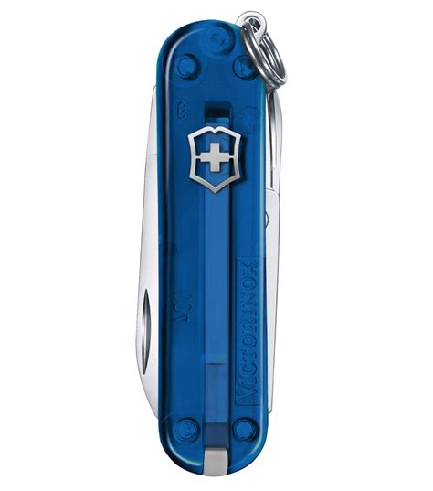 Victorinox Classic SD Translucent Swiss Army Knife Deep Ocean By