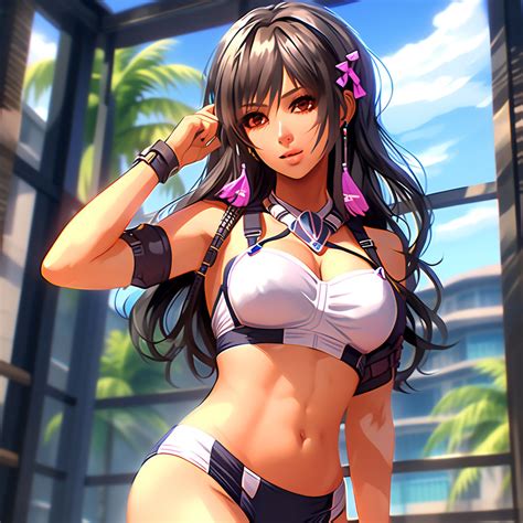 Hot Anime Girl In Tight Bikini By Dominik Modory Playground