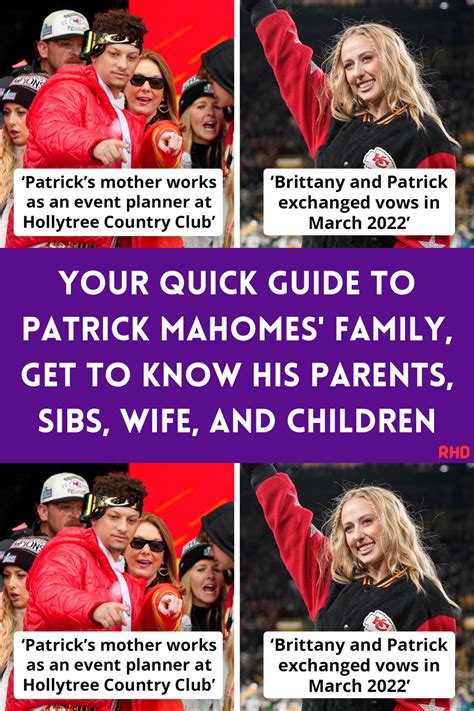 Your Quick Guide To Patrick Mahomes' Family, Get To Know His Parents ...