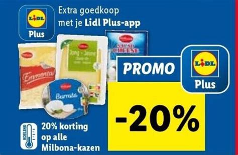 Korting Op Alle Milbona Kazen Promotie Bij Lidl