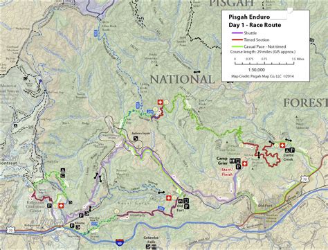 Pisgah National Forest Trail Map