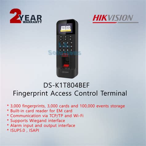 Jual HIKVISION DS K1T804BEF Access Control Door Fingerprint Jakarta