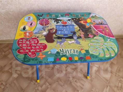 Столик детский обучающий складной, б/у, в наличии. Цена: 2 200₽ во ...
