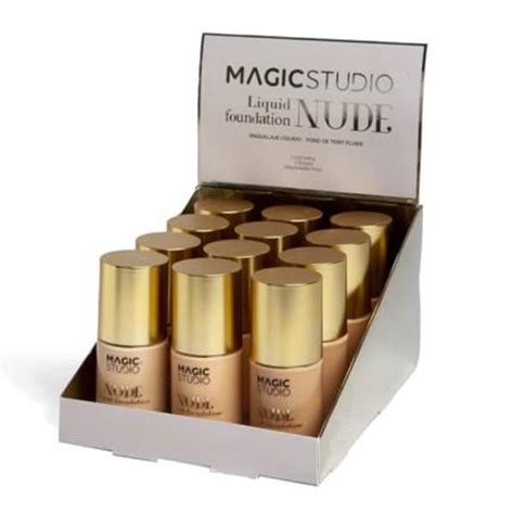 Magic studio Nude Liquid Foundatión Expositor unidades