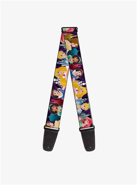 Hot Topic Disney Princesses Poses Castles Guitar Strap Mall Of America