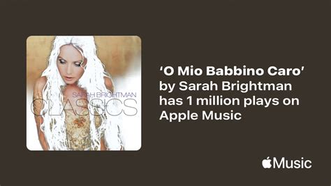 "O Mio Babbino Caro" Has Reached One Million Plays on Apple Music ...