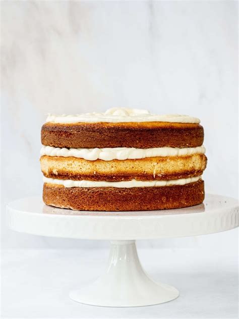 Raspberry Mascarpone Naked Cake Baking With Butter