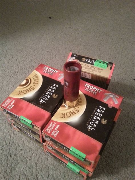 12ga Sabot Slugs Xp3 And Trophy Copper 24hourcampfire