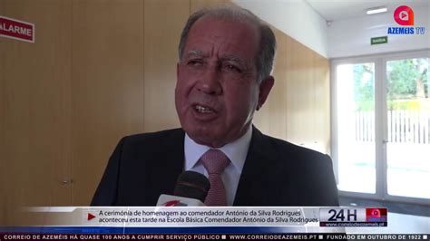 ANTÓNIO DA SILVA RODRIGUES HOMENAGEADO COM BUSTO E PLACA EVOCATIVA ...