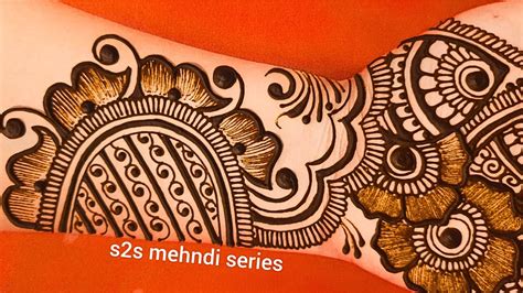 How To Simple Mehndi Design Easy Front Hand Mehndi Mehandi Ka Design