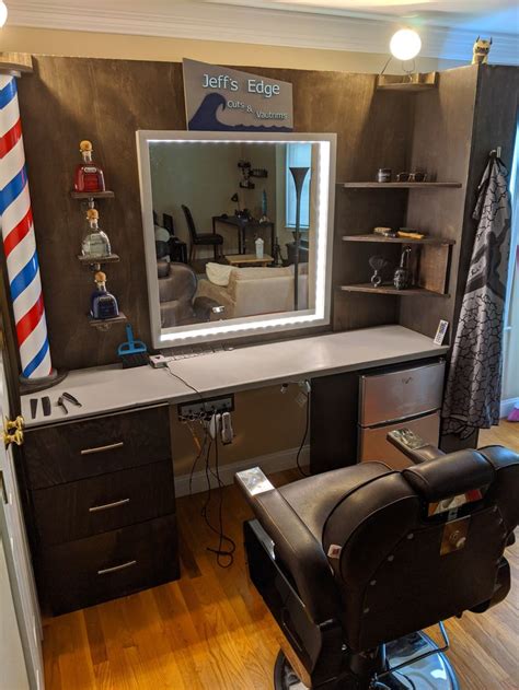 Custom Barber Set Up Ideias Para Barbearias Interior Da Barbearia