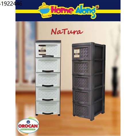 Orocan Cabinet Orocan Caha De Natura 5 Layer Slim Drawer Shopee