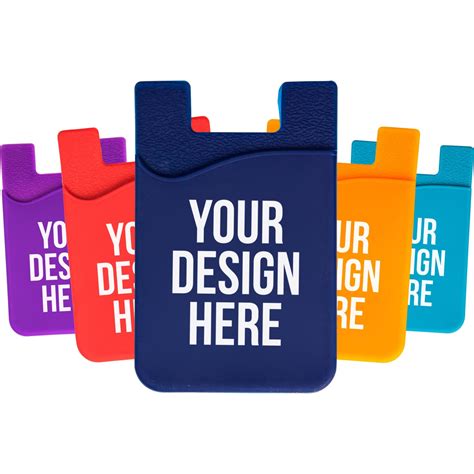 3M Silicon Smart Wallet Cell Phone Card Holders | Custom Cell Phone Wallets