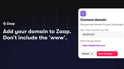 Connect Your Own Domain With Zaap Ai Tutorial