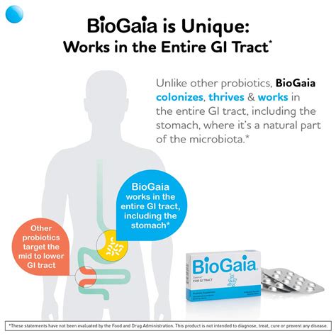 Biogaia Gastrus Chewable Tablets Adult Probiotic Supplement For