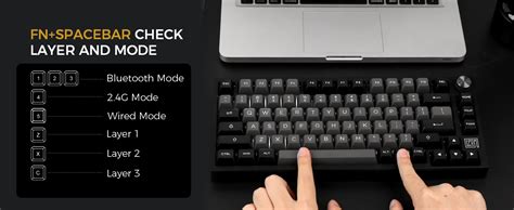 Epomaker Th Se Gasket Mechanical Keyboard Nkro Hot Swap Rgb Triple Mode Gaming Keyboard