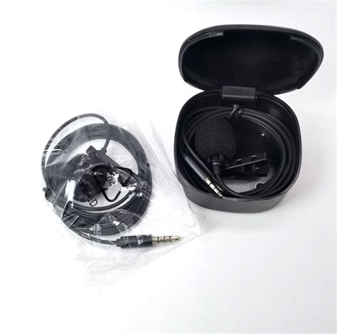 Петличный микрофон 3.5мм в кейсе (1.5м) - купить с быстрой доставкой до ...