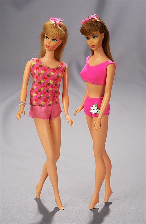 Blonde Mod Barbie With Twist N Turn Body In Original Swimsuit 1968