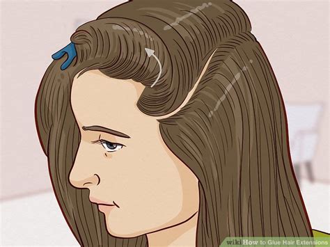 How to Glue Hair Extensions (with Pictures) - wikiHow