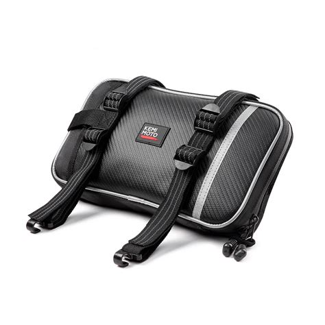 Мотоциклетная черная сумка из ткани Оксфорд с застежкой на молнию ...