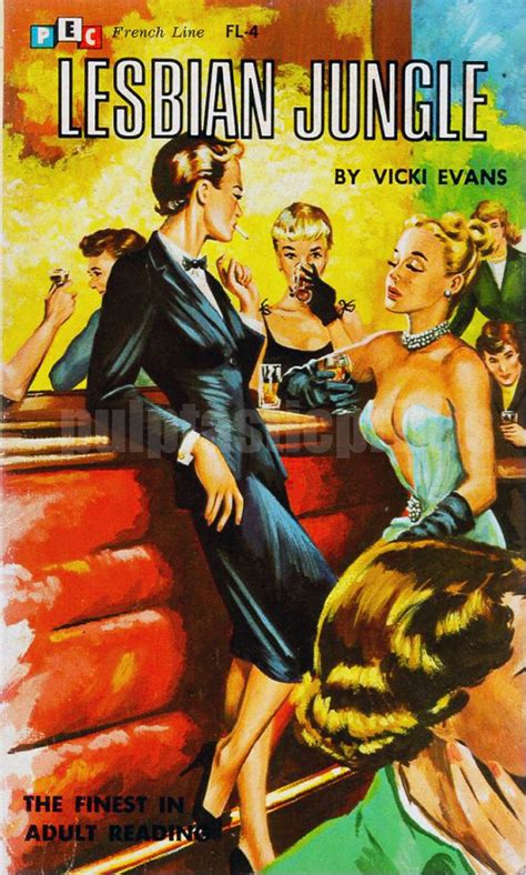 Lesbian Pulp Vintage Art Print Lesbian Jungle Etsy In 2022 Pulp