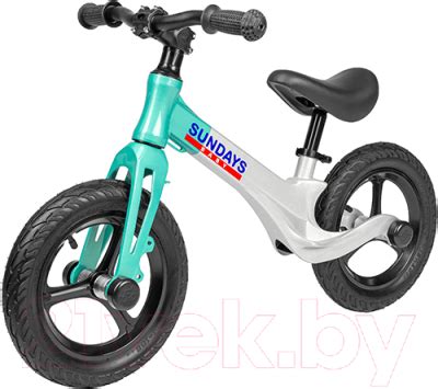Sundays SJ-KB-16 (бирюзовый/белый) Беговел купить в Минске, Гомеле ...